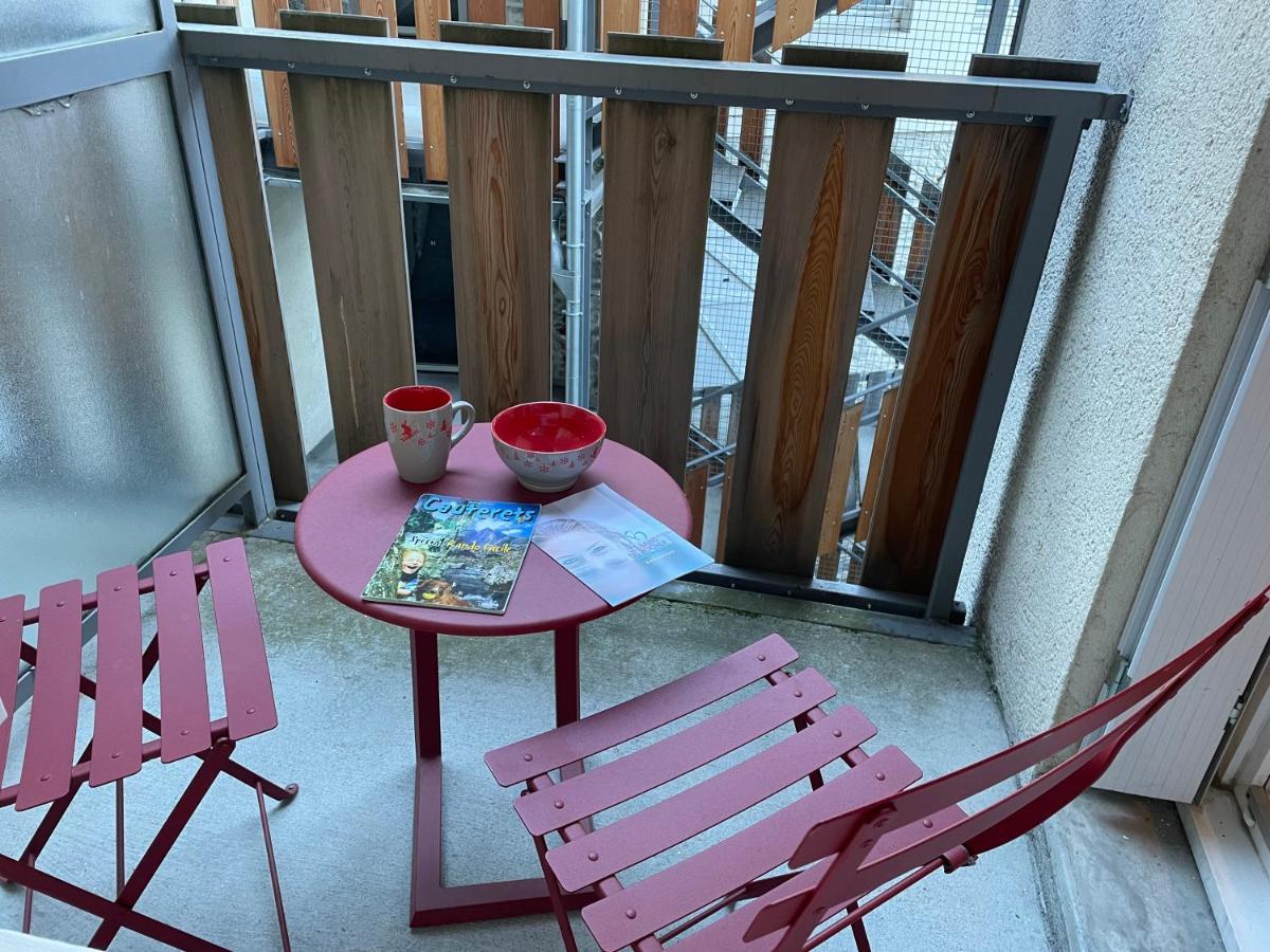 شقة T2 30M2 Plein Centre, Lit Fait, Linge Fourni, Wifi كوتيريه المظهر الخارجي الصورة